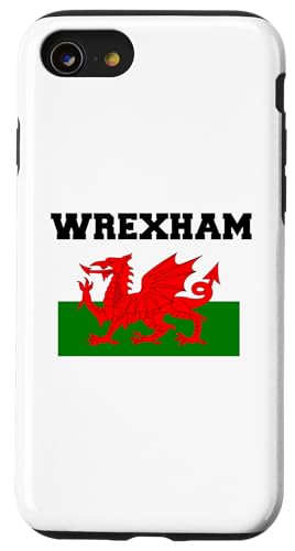 Wrexham Town walisische Flagge Walisischer Drache Hülle für iPhone SE (2020) / 7 / 8 von Retro Sun Tees