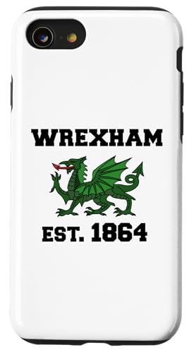 Wrexham Wales Flagge, walisisches Drachen-Team, 1864 Hülle für iPhone SE (2020) / 7 / 8 von Retro Sun Tees
