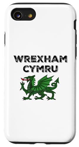 Wrexham Wales Flagge Walisischer Drache Cymru Hülle für iPhone SE (2020) / 7 / 8 von Retro Sun Tees