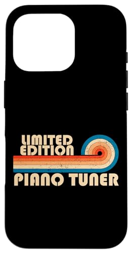 PIANO TUNER Funny Job Title Profession Birthday Worker Hülle für iPhone 16 Pro PIANO TUNER Funny Job Title Profession Birthday Worker Hülle für iPhone 16 Pro von Retro Vintage Work Birthday