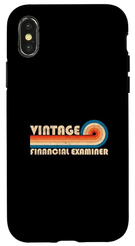 Vintage Financial Examiner Job Title Birthday Idea Hülle für iPhone X/XS Vintage Financial Examiner Job Title Birthday Idea Hülle für iPhone X/XS von Retro Vintage Work Birthday
