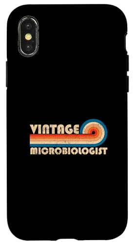 Vintage Microbiologist Job Title Birthday Idea Hülle für iPhone X/XS Vintage Microbiologist Job Title Birthday Idea Hülle für iPhone X/XS von Retro Vintage Work Birthday