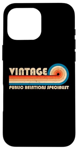 Vintage Public Relations Specialist Job Title Birthday Idea Hülle für iPhone 16 Pro Max Vintage Public Relations Specialist Job Title Birthday Idea Hülle für iPhone 16 Pro Max von Retro Vintage Work Birthday