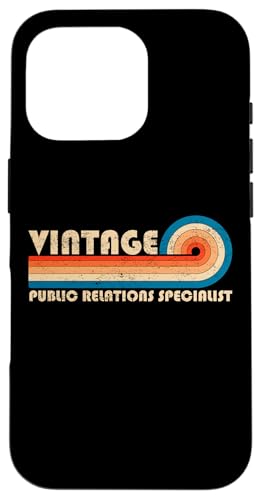 Vintage Public Relations Specialist Job Title Birthday Idea Hülle für iPhone 16 Pro Vintage Public Relations Specialist Job Title Birthday Idea Hülle für iPhone 16 Pro von Retro Vintage Work Birthday