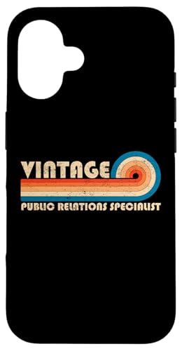 Vintage Public Relations Specialist Job Title Birthday Idea Hülle für iPhone 16 Vintage Public Relations Specialist Job Title Birthday Idea Hülle für iPhone 16 von Retro Vintage Work Birthday
