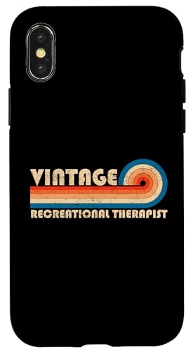 Vintage Recreational Therapist Job Title Birthday Idea Hülle für iPhone X/XS Vintage Recreational Therapist Job Title Birthday Idea Hülle für iPhone X/XS von Retro Vintage Work Birthday