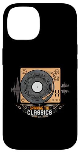 Spinning The Classics Turntable Vinyl Record Hülle für iPhone 14 Spinning The Classics Turntable Vinyl Record Hülle für iPhone 14 von Retro Vinyl Record Player Designs