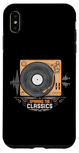 Spinning The Classics Turntable Vinyl Record Hülle für iPhone XS Max Spinning The Classics Turntable Vinyl Record Hülle für iPhone XS Max von Retro Vinyl Record Player Designs