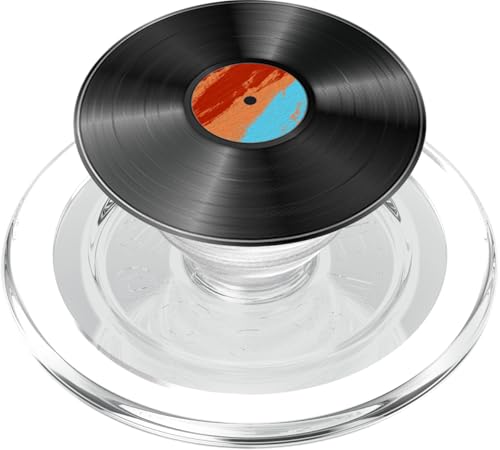 Record Colored Vinyl Audio Retro Musik Vintage PopSockets PopGrip für MagSafe Record Colored Vinyl Audio Retro Musik Vintage PopSockets PopGrip für MagSafe von Retro Vinyl Record