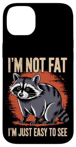 Lustiger Waschbär Mollig Tier Humor Gemütlich Faul Hülle für iPhone 14 Plus von Retro Waschbär Tierliebhaber Humor Geschenk