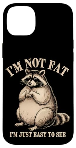 Lustiger Waschbär Mollig Tier Humor Gemütlich Faul Hülle für iPhone 14 Plus von Retro Waschbär Tierliebhaber Humor Geschenk