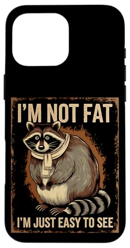 Lustiger Waschbär Mollig Tier Humor Gemütlich Faul Hülle für iPhone 16 Pro Max Lustiger Waschbär Mollig Tier Humor Gemütlich Faul Hülle für iPhone 16 Pro Max von Retro Waschbär Tierliebhaber Humor Geschenk