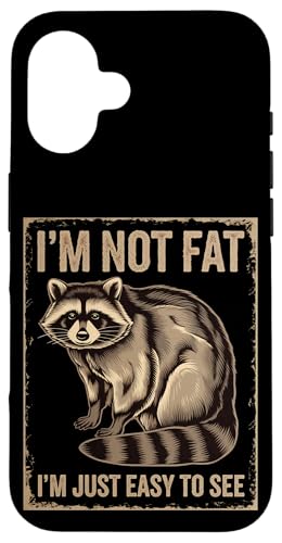 Lustiger Waschbär Mollig Tier Humor Gemütlich Faul Hülle für iPhone 16 Lustiger Waschbär Mollig Tier Humor Gemütlich Faul Hülle für iPhone 16 von Retro Waschbär Tierliebhaber Humor Geschenk