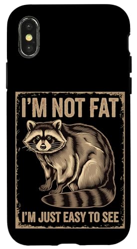 Lustiger Waschbär Mollig Tier Humor Gemütlich Faul Hülle für iPhone X/XS Lustiger Waschbär Mollig Tier Humor Gemütlich Faul Hülle für iPhone X/XS von Retro Waschbär Tierliebhaber Humor Geschenk