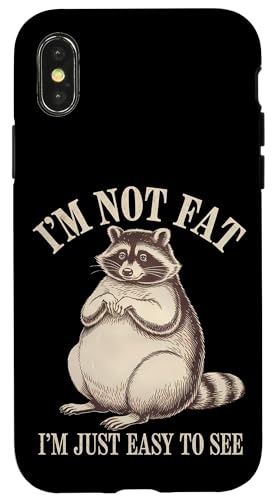 Lustiger Waschbär Mollig Tier Humor Gemütlich Faul Hülle für iPhone X/XS Lustiger Waschbär Mollig Tier Humor Gemütlich Faul Hülle für iPhone X/XS von Retro Waschbär Tierliebhaber Humor Geschenk