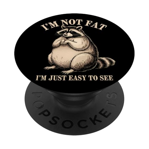 Lustiger Waschbär Mollig Tier Humor Gemütlich Faul PopSockets Klebender PopGrip Lustiger Waschbär Mollig Tier Humor Gemütlich Faul PopSockets Klebender PopGrip von Retro Waschbär Tierliebhaber Humor Geschenk