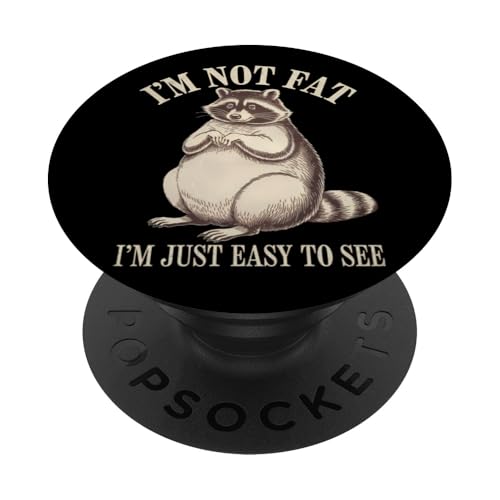 Lustiger Waschbär Mollig Tier Humor Gemütlich Faul PopSockets Klebender PopGrip Lustiger Waschbär Mollig Tier Humor Gemütlich Faul PopSockets Klebender PopGrip von Retro Waschbär Tierliebhaber Humor Geschenk