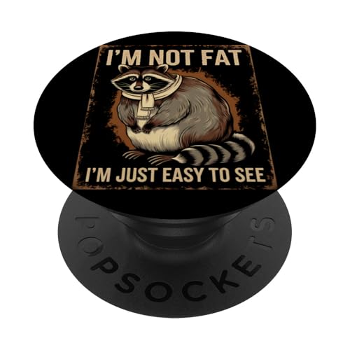 Lustiger Waschbär Mollig Tier Humor Gemütlich Faul PopSockets Klebender PopGrip Lustiger Waschbär Mollig Tier Humor Gemütlich Faul PopSockets Klebender PopGrip von Retro Waschbär Tierliebhaber Humor Geschenk