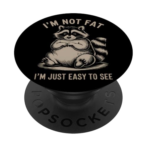 Lustiger Waschbär Mollig Tier Humor Gemütlich Faul PopSockets Klebender PopGrip Lustiger Waschbär Mollig Tier Humor Gemütlich Faul PopSockets Klebender PopGrip von Retro Waschbär Tierliebhaber Humor Geschenk