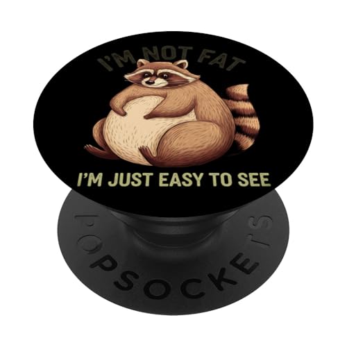 Lustiger Waschbär Mollig Tier Humor Gemütlich Faul PopSockets Klebender PopGrip Lustiger Waschbär Mollig Tier Humor Gemütlich Faul PopSockets Klebender PopGrip von Retro Waschbär Tierliebhaber Humor Geschenk