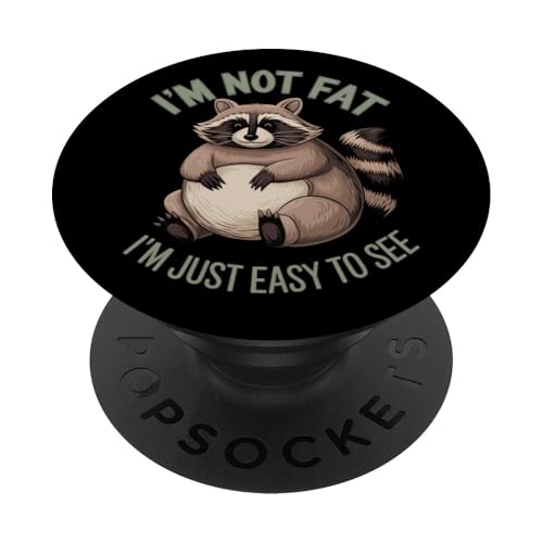 Lustiger Waschbär Mollig Tier Humor Gemütlich Faul PopSockets Klebender PopGrip Lustiger Waschbär Mollig Tier Humor Gemütlich Faul PopSockets Klebender PopGrip von Retro Waschbär Tierliebhaber Humor Geschenk