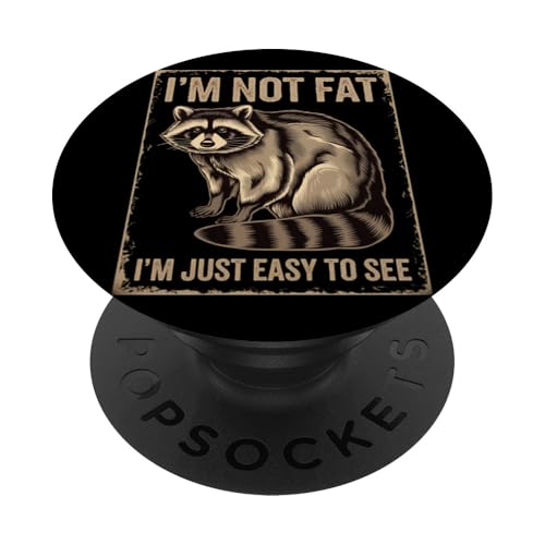 Lustiger Waschbär Mollig Tier Humor Gemütlich Faul PopSockets Klebender PopGrip Lustiger Waschbär Mollig Tier Humor Gemütlich Faul PopSockets Klebender PopGrip von Retro Waschbär Tierliebhaber Humor Geschenk