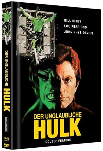 Der Unglaubliche Hulk - Double Feature - Limited Mediabook Cover B - Blu-ray + DVD Der Unglaubliche Hulk - Double Feature - Limited Mediabook Cover B - Blu-ray + DVD von RetroGold 63