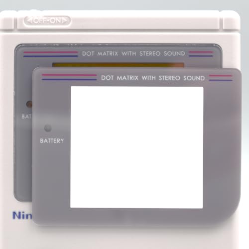 RetroReiZ Standard Display Ersatz Scheibe für Nintendo GameBoy Classic DMG grau von RetroReiZ