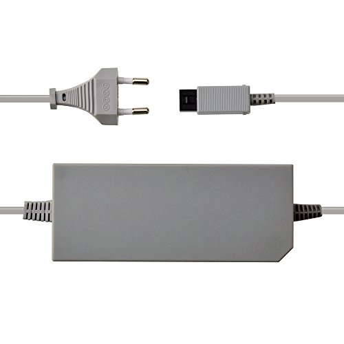 AC Netzteil, Netzteil (EU-2-Pin-Stecker) Blei/Kabel: für Nintendo Wii Konsole -Netzteil Ladekabel Stromkabel für Wii Konsole von Retrogame