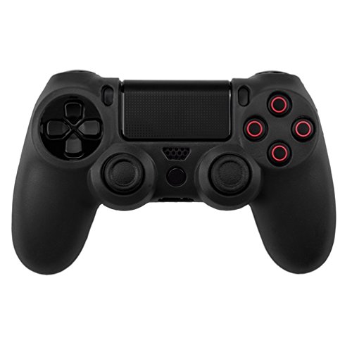 Controller-Schutzhülle PS4 DUAL SHOCK anti-rutsch SILIKON Case - SCHWARZ von Retrogame