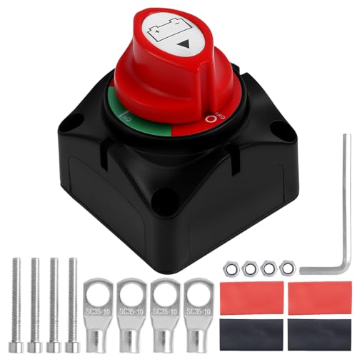Batterietrennschalter 12V-48V DC Autobatterie Trennschalter ABS Miniatur -Batterie Auto Batterie Trennschalter für Auto Motorrad Marine Caravan Yacht Bus Boot Reisen Batterietrennschalter 12V-48V DC Autobatterie Trennschalter ABS Miniatur -Batterie Auto Batterie Trennschalter für Auto Motorrad Marine Caravan Yacht Bus Boot Reisen von Retrok