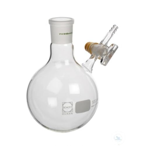 Rettberg® Schlenkkolben, 50 ml, Hülse NS 14,5/23, seitl. Glashahn 2,5 mm und Olive 9 mm von Rettberg