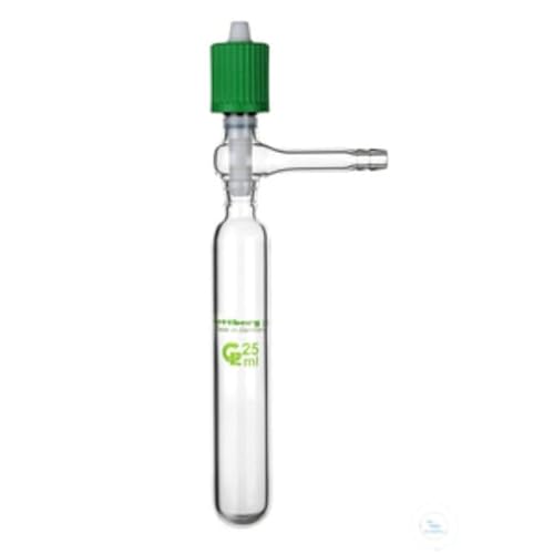 Rettberg® Schlenkrohr, 25 ml, starkwandig, Vakuumventil mit Feingewinde 0-8 mm von Rettberg