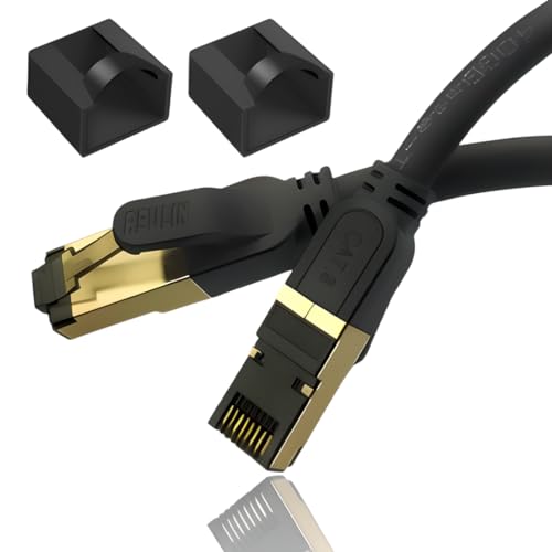 Reulin Ethernet Kabel 0.5M - Plug & Play Cat8 LAN Kabel TP 40G, CAT 8 RJ45 Netzwerkkabel 0.5 Meter von Reulin