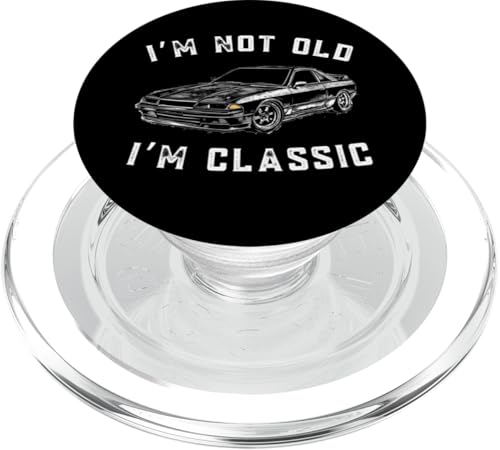 240sx Auto I'm Not Old I'm Classic Funny Car Jdm Motorsports PopSockets PopGrip für MagSafe 240sx Auto I'm Not Old I'm Classic Funny Car Jdm Motorsports PopSockets PopGrip für MagSafe von Rev Oni JDM Car Art