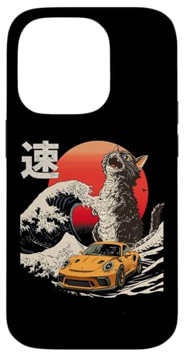 GT3-RS-Auto Catzilla Great Wave von Kanagawa Jdm Cat Lovers Hülle für iPhone 14 Pro GT3-RS-Auto Catzilla Great Wave von Kanagawa Jdm Cat Lovers Hülle für iPhone 14 Pro von Rev Oni JDM Car Art