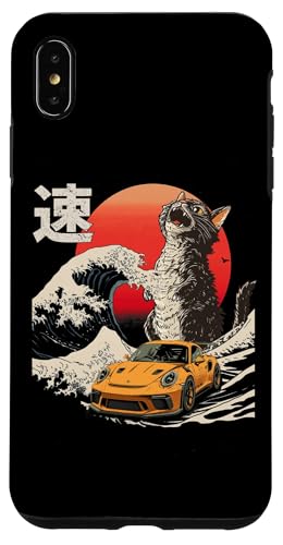 GT3-RS-Auto Catzilla Great Wave von Kanagawa Jdm Cat Lovers Hülle für iPhone XS Max GT3-RS-Auto Catzilla Great Wave von Kanagawa Jdm Cat Lovers Hülle für iPhone XS Max von Rev Oni JDM Car Art