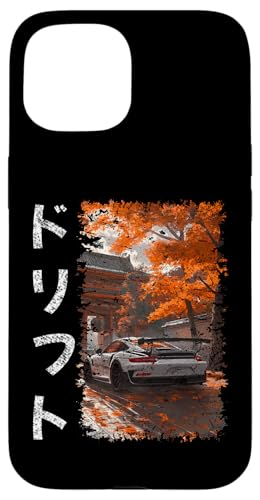 GT3 RS Drifttext Vintage-Jdm-Motorsportwagen im Grunge-Stil Hülle für iPhone 15 GT3 RS Drifttext Vintage-Jdm-Motorsportwagen im Grunge-Stil Hülle für iPhone 15 von Rev Oni JDM Car Art