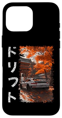 GT3 RS Drifttext Vintage-Jdm-Motorsportwagen im Grunge-Stil Hülle für iPhone 16 Pro Max GT3 RS Drifttext Vintage-Jdm-Motorsportwagen im Grunge-Stil Hülle für iPhone 16 Pro Max von Rev Oni JDM Car Art