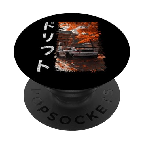 GT3 RS Drifttext Vintage-Jdm-Motorsportwagen im Grunge-Stil PopSockets Klebender PopGrip GT3 RS Drifttext Vintage-Jdm-Motorsportwagen im Grunge-Stil PopSockets Klebender PopGrip von Rev Oni JDM Car Art
