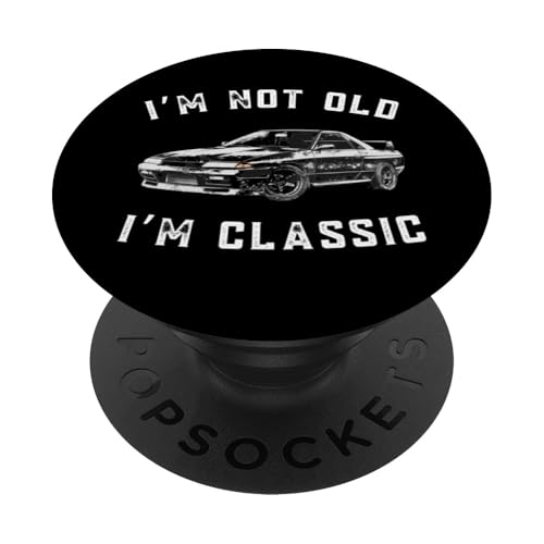 R32-Auto Ich bin nicht alt Ich bin ein klassisches Lustiges Auto Jdm Motorsports PopSockets Klebender PopGrip R32-Auto Ich bin nicht alt Ich bin ein klassisches Lustiges Auto Jdm Motorsports PopSockets Klebender PopGrip von Rev Oni JDM Car Art