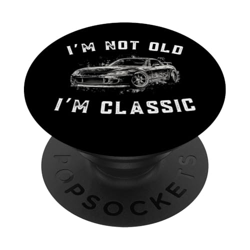 S2K-Auto Ich bin nicht alt, ich bin ein klassisches lustiges Auto Jdm Motorsports PopSockets Klebender PopGrip S2K-Auto Ich bin nicht alt, ich bin ein klassisches lustiges Auto Jdm Motorsports PopSockets Klebender PopGrip von Rev Oni JDM Car Art