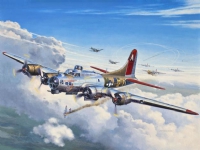 Revell B-17G Flying Fortress, Starrflügelflugzeug-Modell, Montagesatz, 1:72, B-17G Flying Fortress, Kunststoff, Second World War Revell B-17G Flying Fortress, Starrflügelflugzeug-Modell, Montagesatz, 1:72, B-17G Flying Fortress, Kunststoff, Second World War von Revell