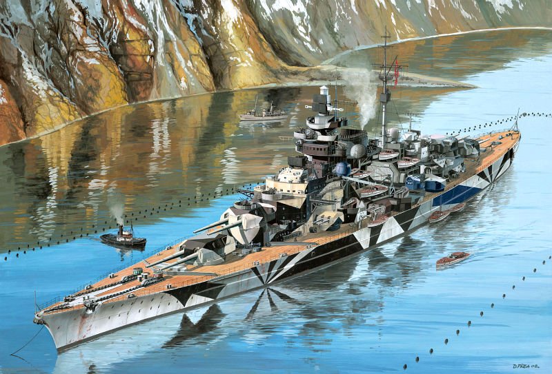 Battleship Tirpitz von Revell