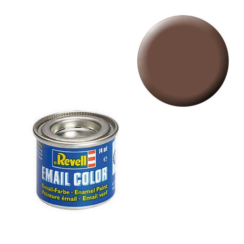 Braun (seidenmatt) - Email Color - 14ml von Revell