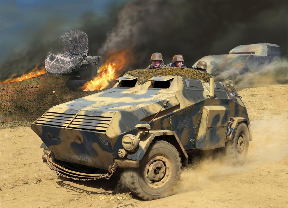 German Command Armoured Vehicle Sd.Kfz.247 Ausf.B German Command Armoured Vehicle Sd.Kfz.247 Ausf.B von Revell