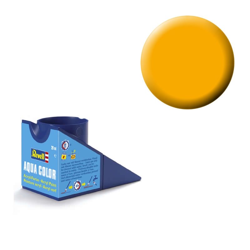Lufthansa-Gelb (seidenmatt) - Aqua Color - 18ml von Revell