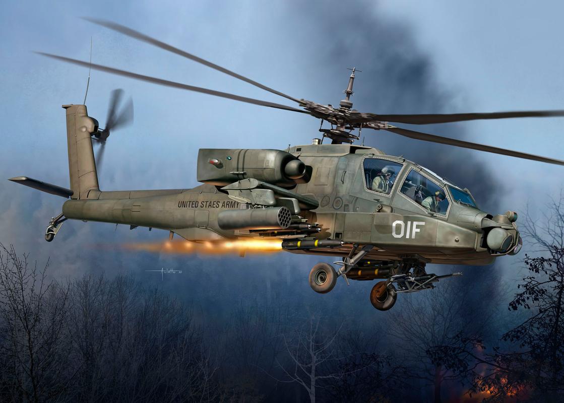 Model Set - AH-64A Apache von Revell