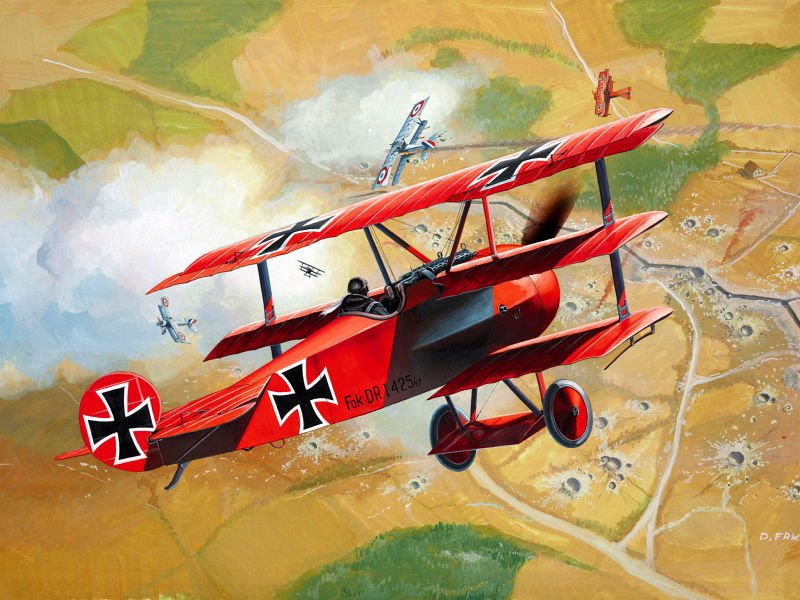Model Set Fokker DR.1 Triplane Model Set Fokker DR.1 Triplane von Revell