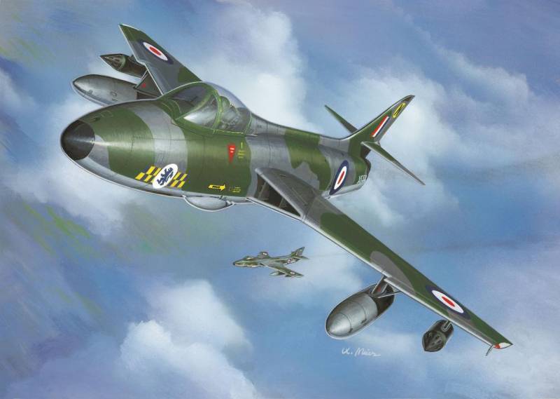 Model Set - Hawker Hunter FGA.9 von Revell